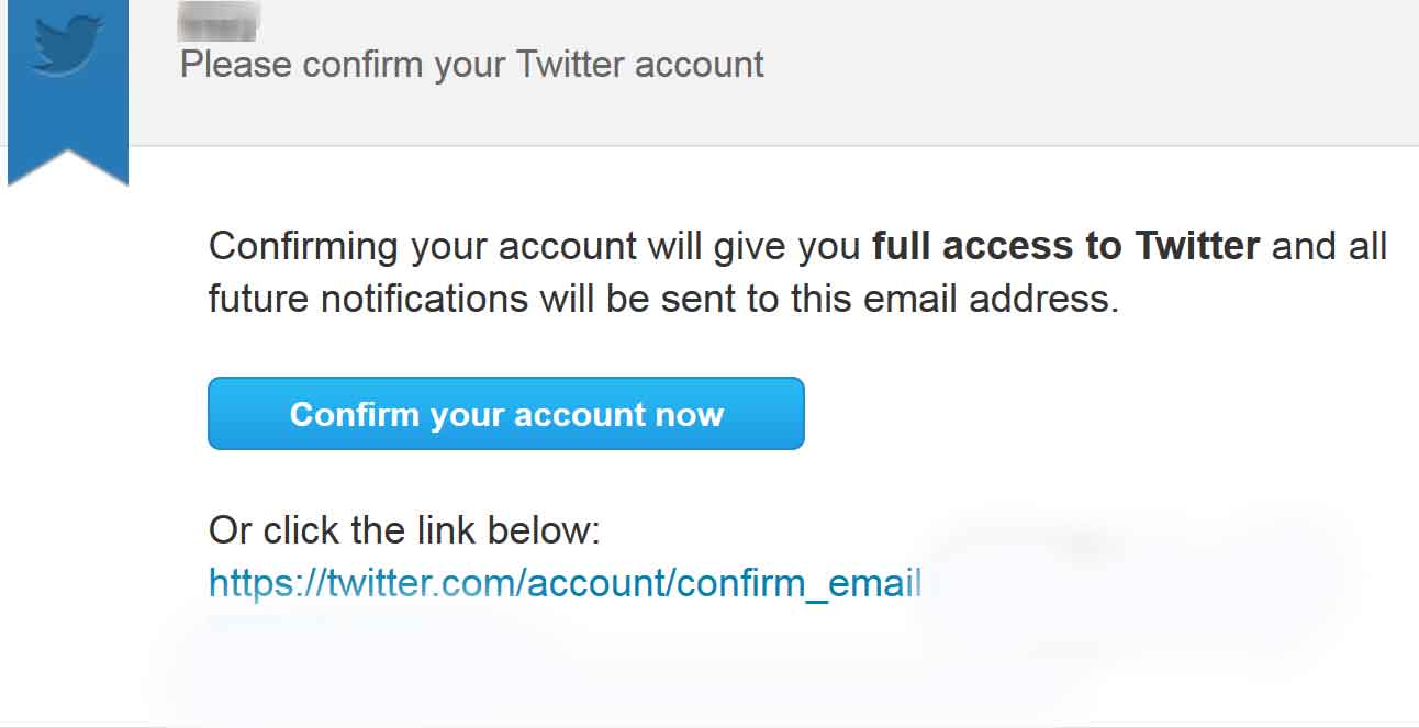 Confirm Your Account On Twitter
