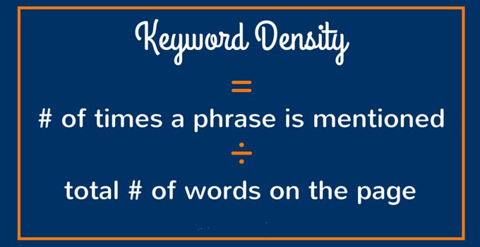 Keyword Density In SEO