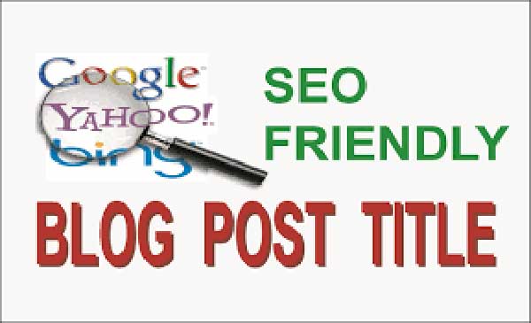 SEO Friendly Blog Title